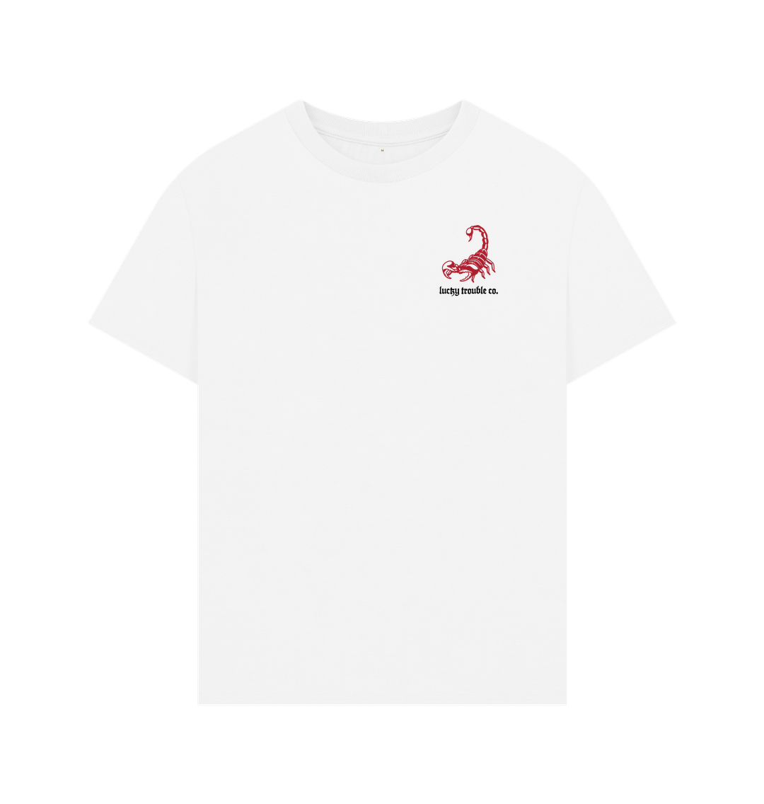 White Scorpion Oversized Tee