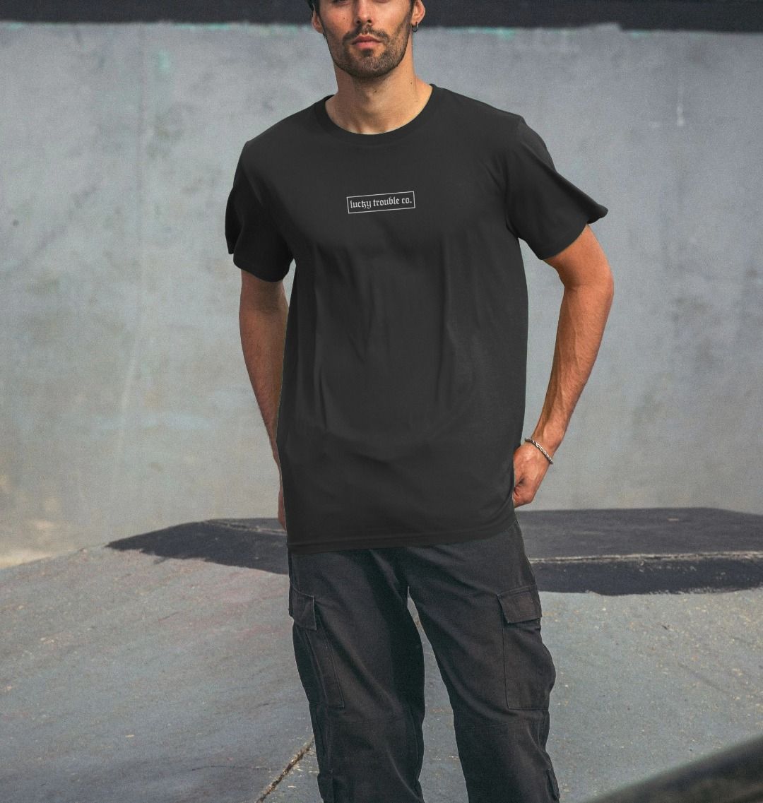 "Good Fortune" Tee - Black/Purple
