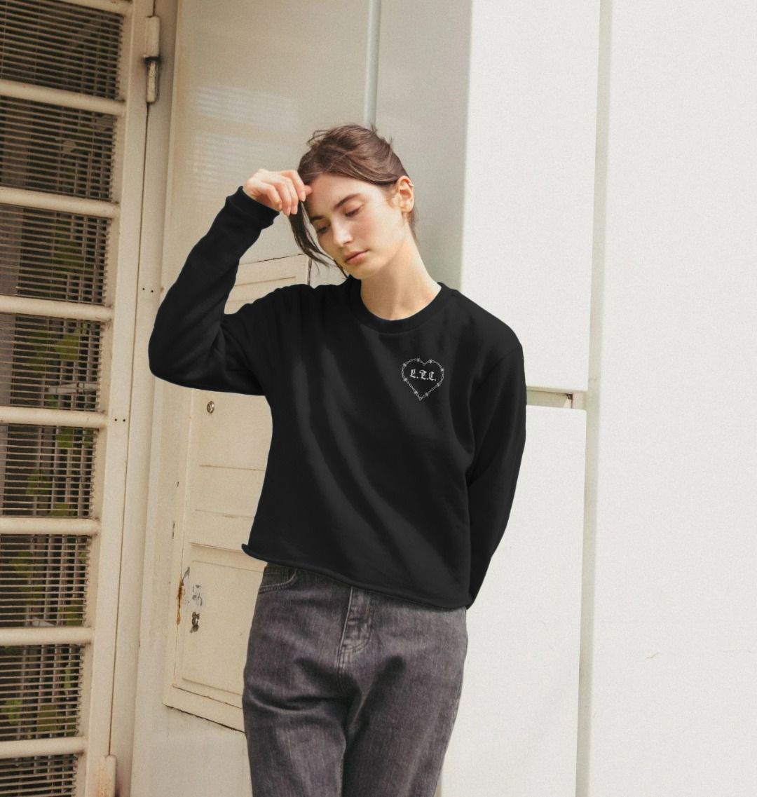 Barbed Heart Women's Boxy Sweatshirt